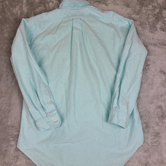 Ralph Lauren Men’s Button Up Shirt Long Large   Brown Pony size 15‎ 1/2 - Picture 4 of 6